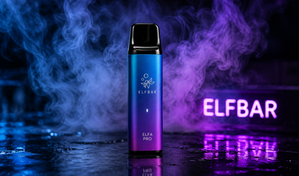 Elf Bar disposable vape device for an informational vaping article
